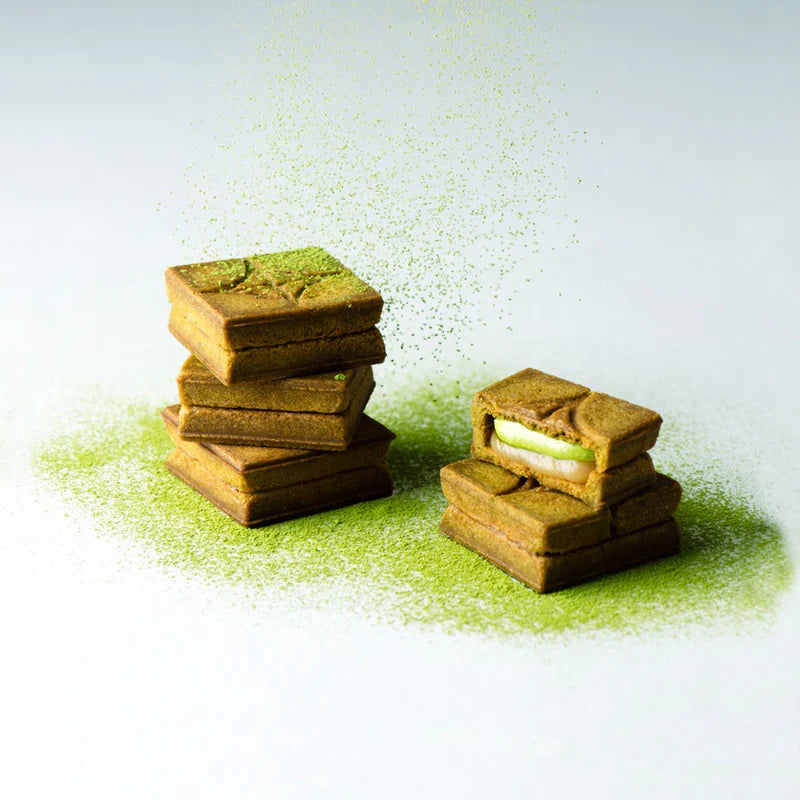 Press Butter Sand Uji Matcha 5 pieces