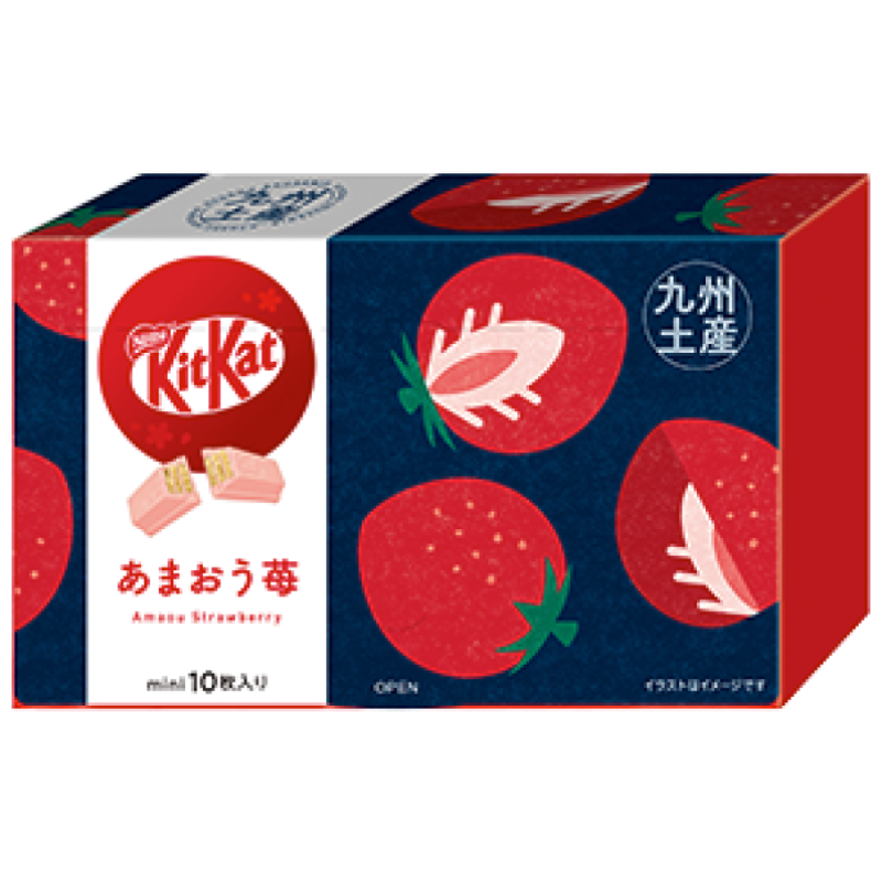 Nestle KitKat Mini Kyuushuu Amaou Strawberry