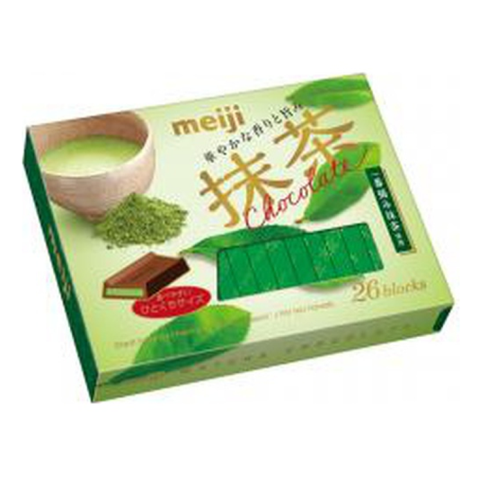 Meiji Chocolate Matcha Flavor