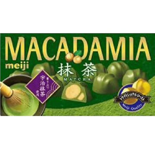 Meiji Matcha-Chocolate Covered Macadamia Nuts